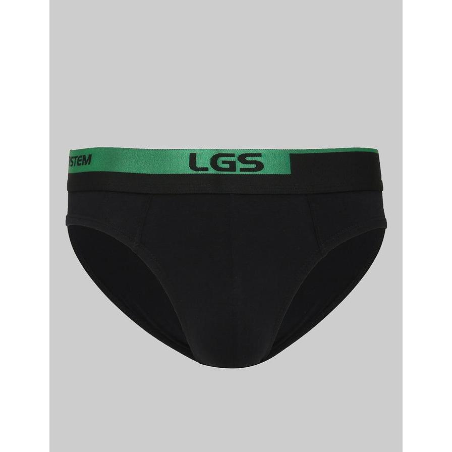 LGS Mini Brief Celana Dalam Pria Mini Brief Motif Logo Katun Spandeks Lembut Adem Multicolor Ukuran 
