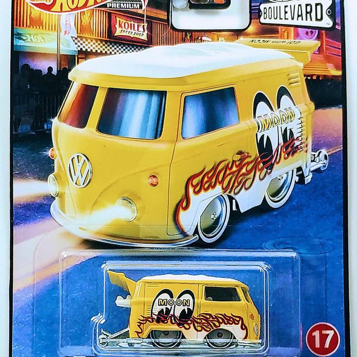 Hot Wheels Premium Boulevard Mix D Kool Kombi Mooneyes Ban Karet Terbaru 