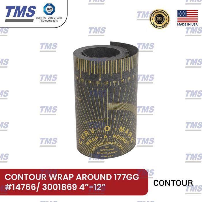 Meteran Pipa Contour Wrap, Around 177 Gg 4" - 12" 6 # 14766 Original