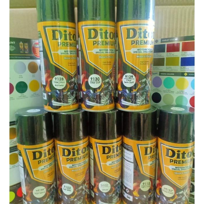 DITON Premium Pilok Pilox Warna Putih Cream Clear Putih Metalik Pearl White Scoopy Cream Putih