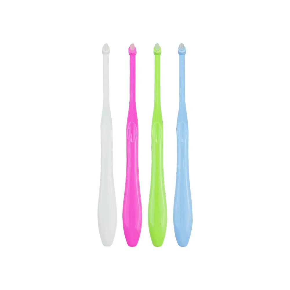 50pcs Tuft Toothbrush Tufted Brush End-Tuft Interspace Brush Soft Trim Toothbrush Single Tufted