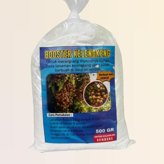 Promo Booster Kelengkeng 500GR v2 COD Pupuk Murni Serbuk Untuk Pohon Kelengkeng Berbuah Jadi Horor