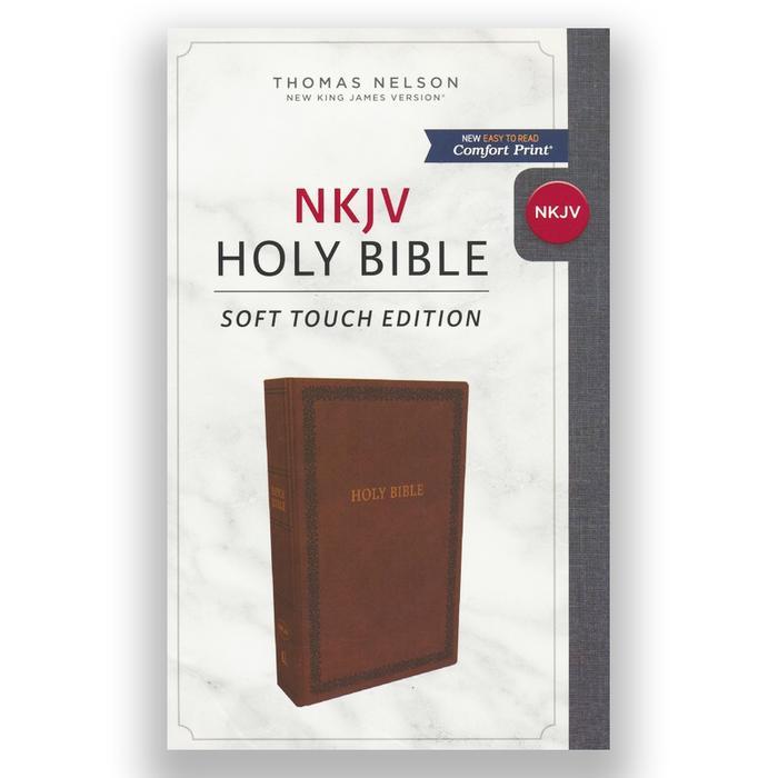 NKJV Comfort Print Holy Bible, Soft Touch Edition, Imitation Leather