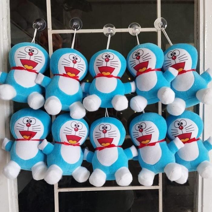 boneka gantungan doraemon warna warni 15cm Dolls Toys