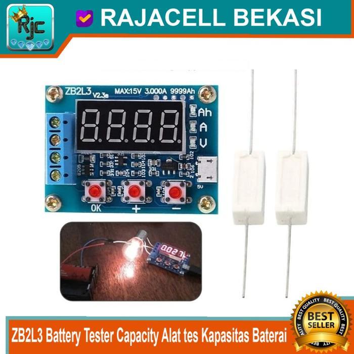 ZB2L3 BATTERY TESTER CAPACITY ALAT TES KAPASITAS BATERAI 18650 LITHIUM