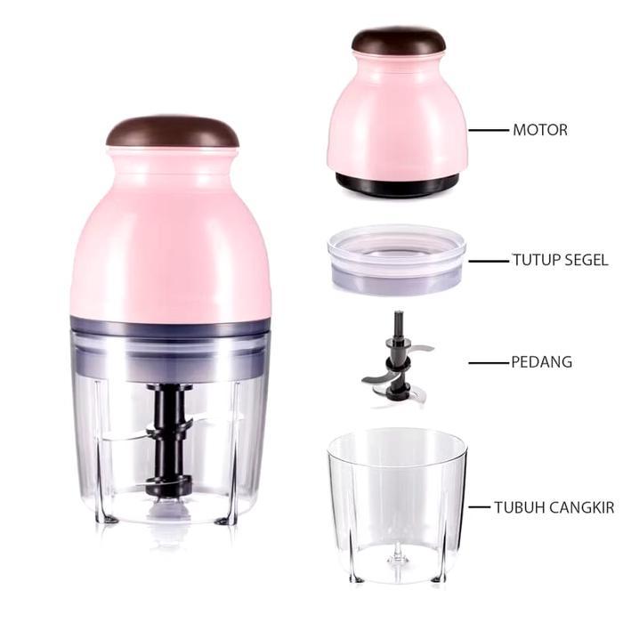 Mitochiba Kitchen - Blender Kapsul Elektrik / Chopeer Capsule Portable / Penghalus Bumbu Jus