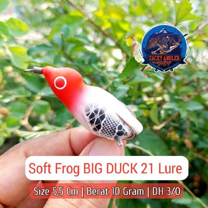 Maksima Fishing - Soft Frog Bebek Besar 21 Lure 10 Gram