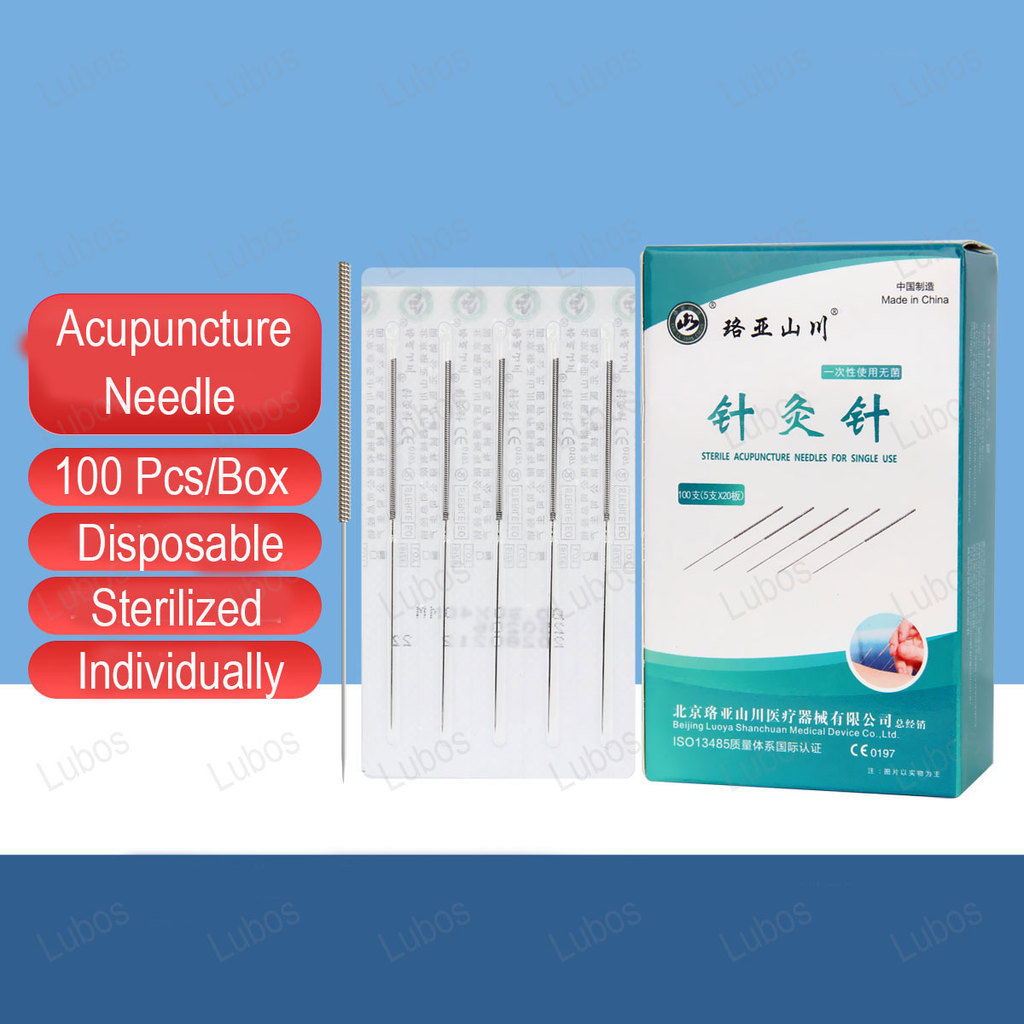 200Pcs Sterile Acupuncture Needles with Individual Tube Disposable Needles Beauty Massage Needles