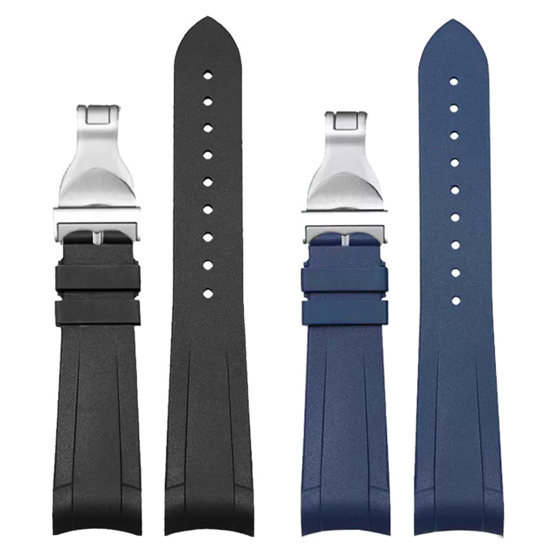 For Tudor Black Bay Rubber Watch Band 22mm - Panda, Black Bay 58, Bronze, S&G, Red/Blue Bezel,
