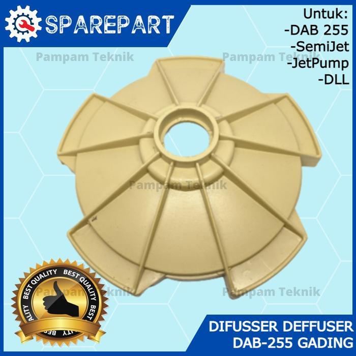 DAB 255 DIFUSSER DEFFUSER DEFUSER TUTUP KIPAS - SPAREPART POMPA AIR DISKON