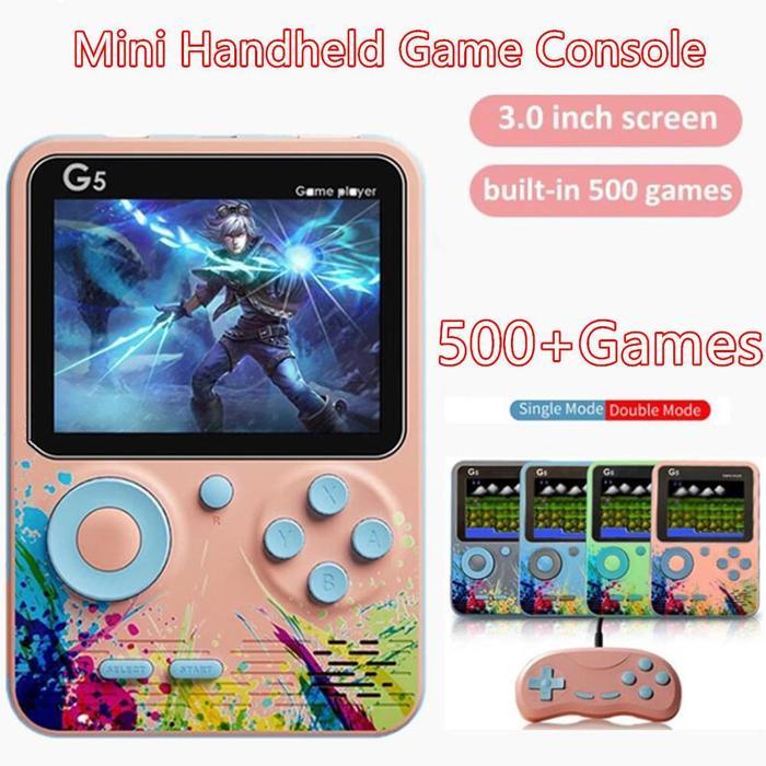 Portable G5 Game Player Connect To Tv Or Gamepad 1000Mah Player/2 Game Boy Game Bot Gameboy Garansi