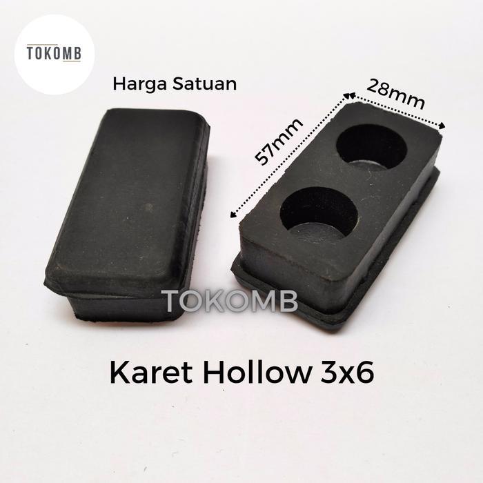Karet Hollo 3x6 Tutup Hollow Holo Kaki Kursi Meja Rak