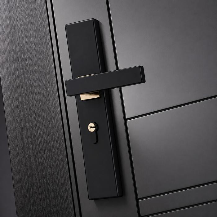 Premium Handle Set Pintu Tanggung/Medium 20 Cm Handle Pintu Kotak / Handle Pintu Minimalis / Gagang