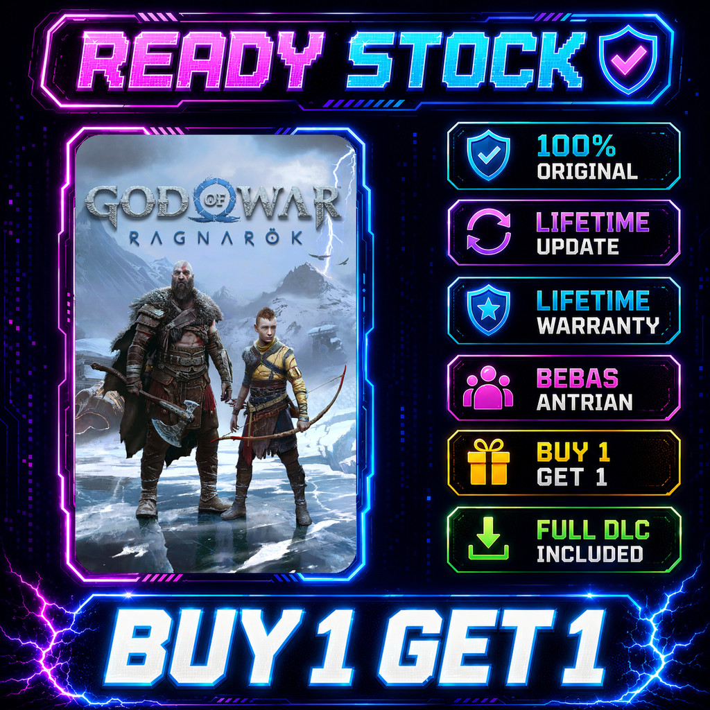 God of War Ragnarok PC ORIGINAL Steam Offline Sharing Garansi Selamanya Beli 1 Gratis 1