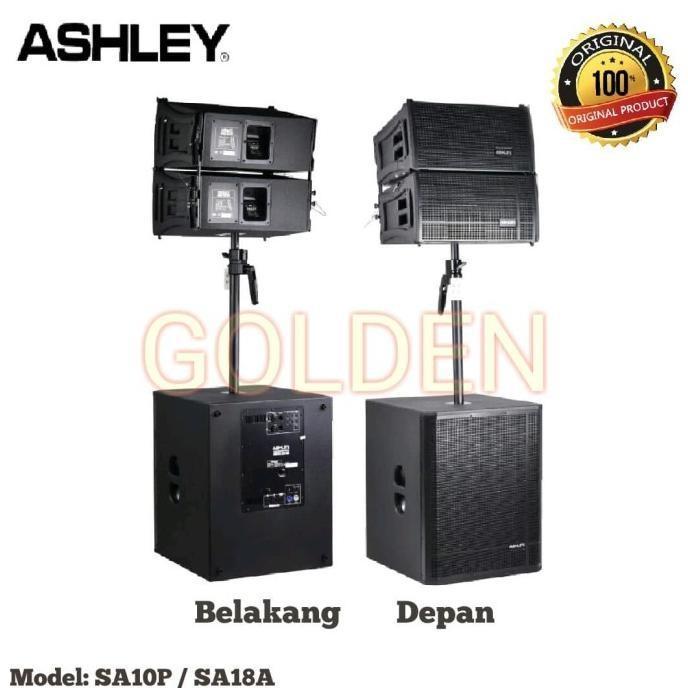 Speaker Ground Stage Line Array Ashley SA10P - Subwoofer SA18A