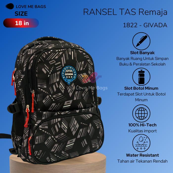 Anak Sekolah Remaja Tas Anak Sekolah Remaja Import LMB Bahan Kanvas Tebal