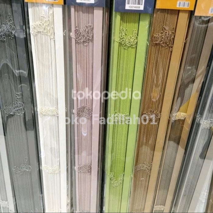 KRIS FORHOM Venetian Blind 120x220 cm pvc / Tirai Gulung Pvc 120x220cm