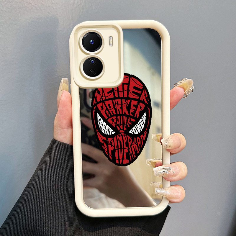 Casing Hp VIVO Y16 4G VIVO Y35 5G VIVO Y56 5G Case Casing HP Softcase Silikon Desain Topeng Jaring M