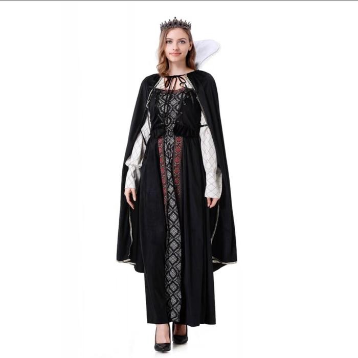 EUROPEAN ENGLAND QUEEN MAN HALLOWEEN COSTUME WANITA RATU WOMAN COSTUME HALLOWEEN RATU WANITA DEWASA