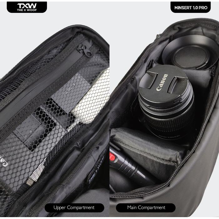 The X Woof Minsert1Proto Tas Selempang Kamera Mirrorless Tas Selempang Kamera Dslr Anti Cipratan Air