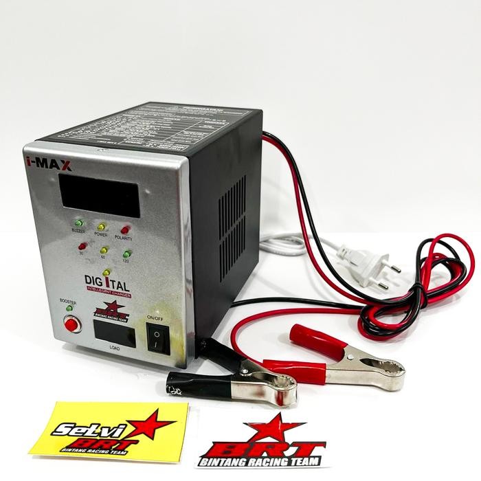 Smart Charger Digital Cas Aki Imax Brt 20 Ah Ampere Motor Mobil