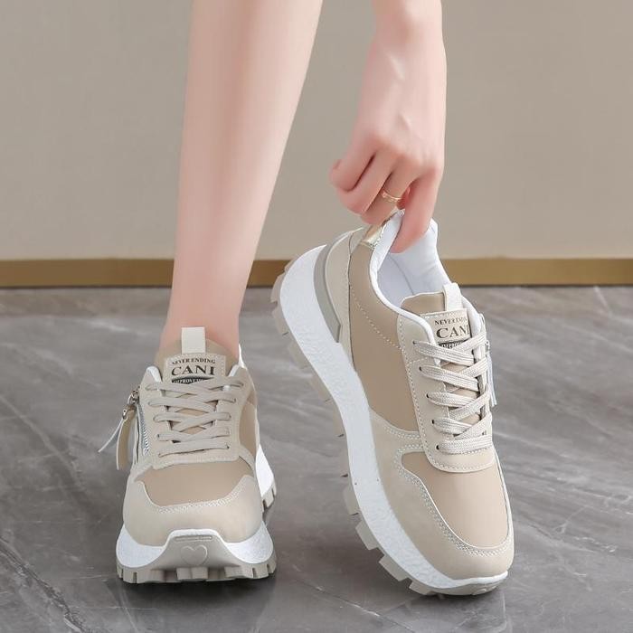 CANIKOREA Youngji Sepatu Wanita Casual Sneakers Shoes K9252A