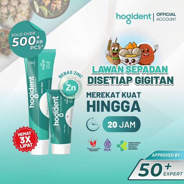 

[SUPER PROMO] HOGIDENT LEM PEREKAT GIGI PALSU TAHAN HINGGA 20 JAM - BUNDLING MIX 50GRAM & 20GRAM