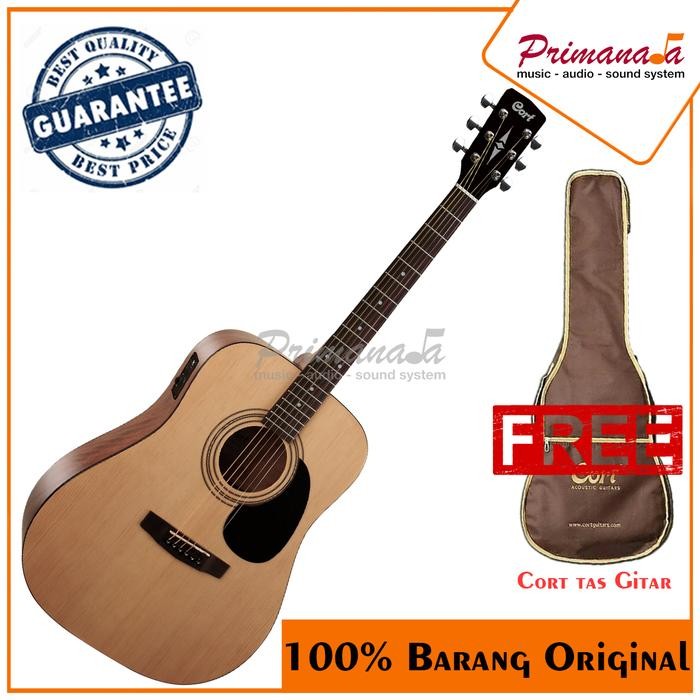 GITAR AKUSTIK CORT AD-810E-OP AD810 OP AD810OP DREADNOUGHT