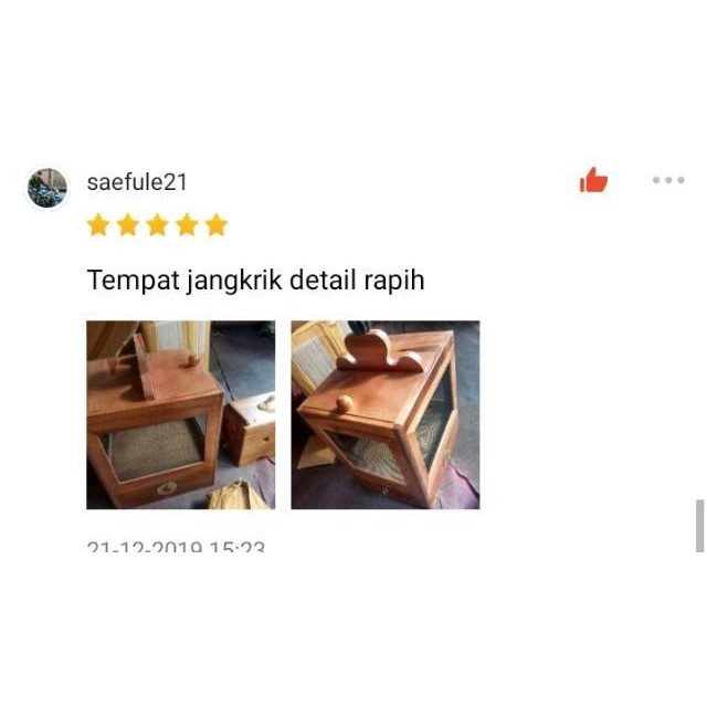 Kandang Jangkrik Kayu Jati