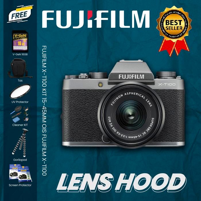 FUJIFILM X-T100 KIT 15-45MM OIS FUJIFILM X-T100 (PAKET)