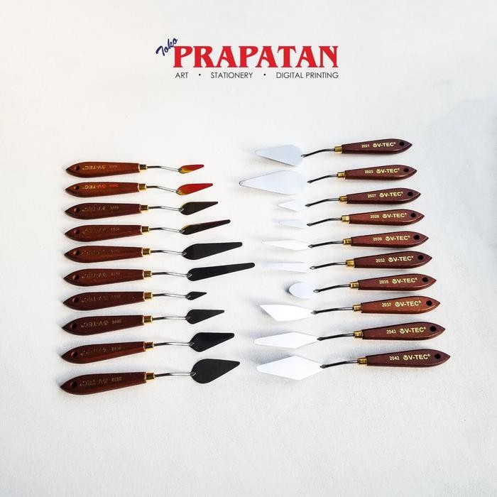 

Pilihan- Pisau Palet Lukis V-Tec Per Pc / Painting Knife / Palette Knife 3