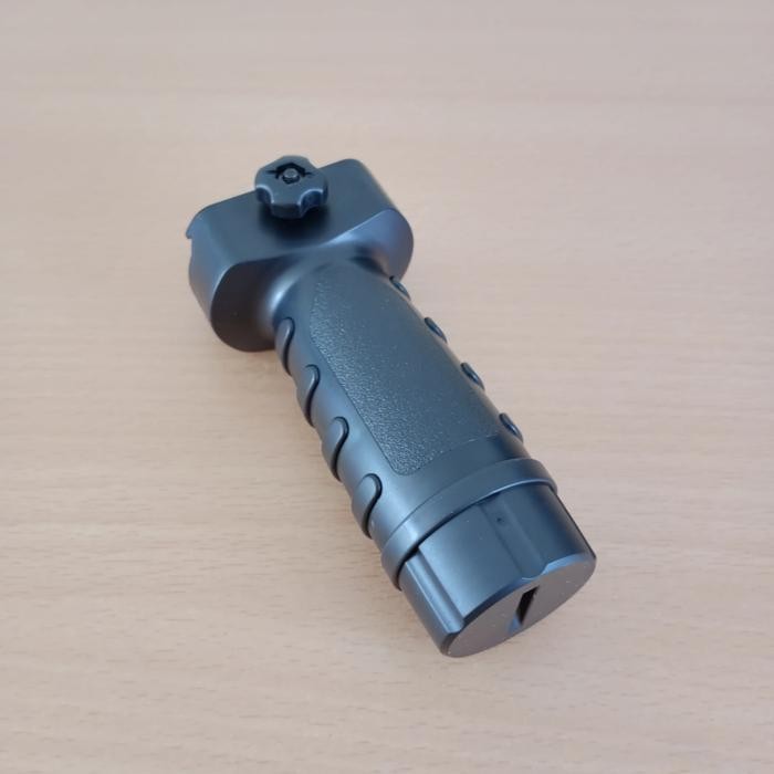 Tactical Round Foregrip Utk Airsoft Spring Rifle Dan Gel Blaster. Terbatas