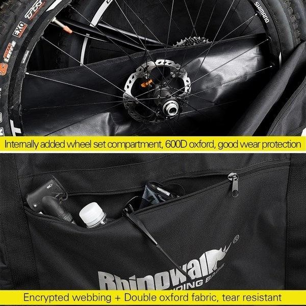 Tas Sepeda Road Mtb Full Bike Rhinowalk Bicycle Storage Loading Black