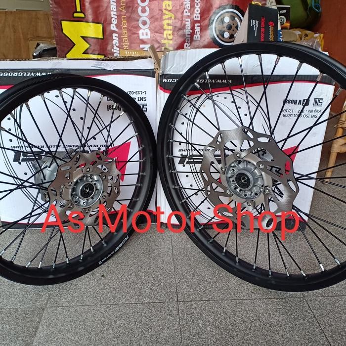 Sepaket Velg Set Rossi Ring 19/16 Tromol Set Plus Piringan Cakram