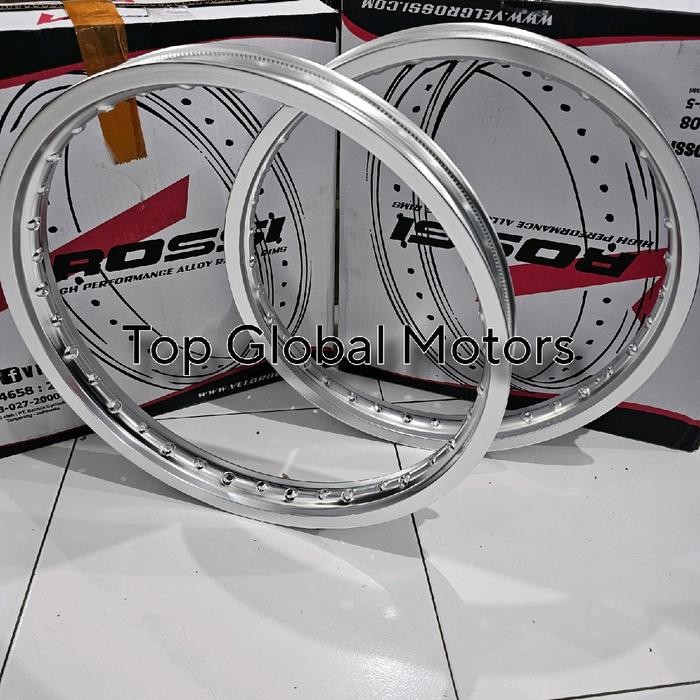 Velg Vrossi Silver Ring 17 Dan 18 Sepasang Semua Motor Motorcycle