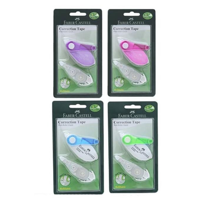 

Faber Correction Tape SR-506 With Roller Guide FREE REFILL / Tip Ex
