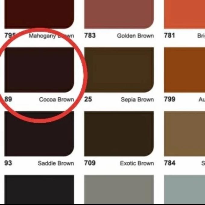 Bisa Gosend Cat Minyak Coklat Tua Cat Kayu. Coklat Tua Cat Besi Coklat Tua