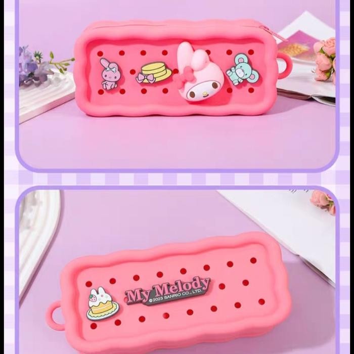 

KOTAK PENSIL SANRIO / KOTAK PENSIL SIICON CINNAMOROLL / PENSIL CASE