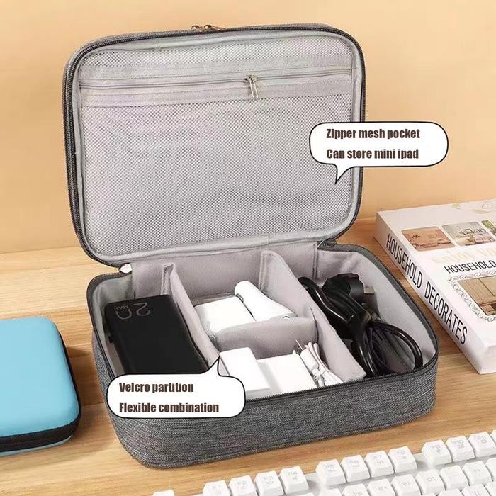 

Travel Digital Bag High Quality Multi-function Bahan Polyester Uk 27*20*10cm - Travel Digital Pouch