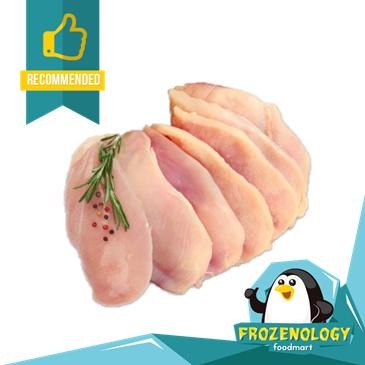 

Pilihan- Boneless Fillet Dada Ayam Slice Tipis Teriyaki Sukiyaki Frozen Premium