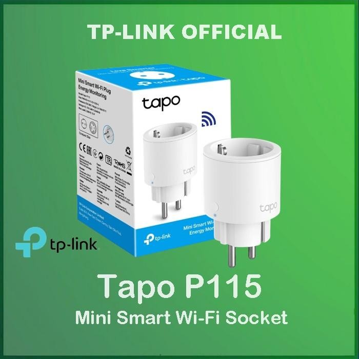 Pilihan- Tp-Link Tapo P115 Mini Smart Wi-Fi Socket Energy Monitoring P 115