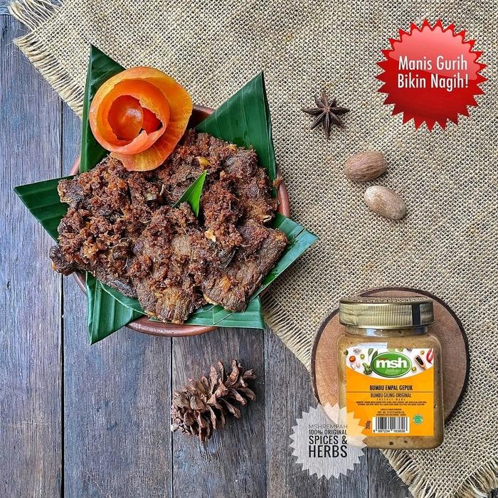 

Stok Baru MSH Bumbu Empal Gepuk 200gr