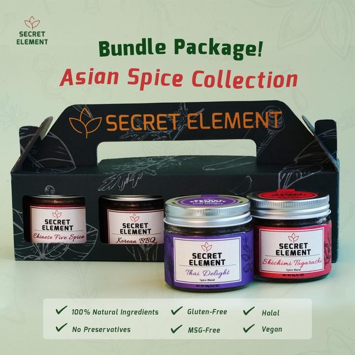 

Stok Baru Bundle Package: Asian Spice Collection/ Bumbu Masak
