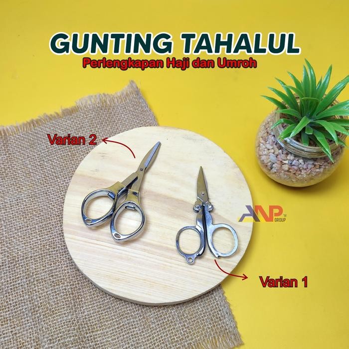 

New ANP88 Gunting Lipat Kacamata / Gunting Lipat Stainless Steel Folding Portable Pocket Scissors