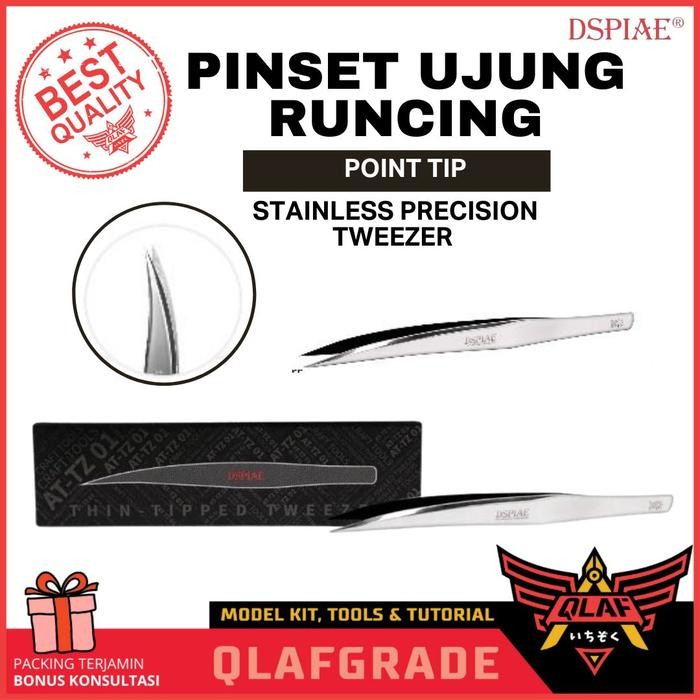

Pinset ujung runcing POINT TIP stainless precision tweezer dspiae