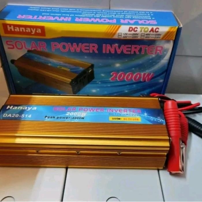 POWER INVERTER 2000 WATT INVERTER - DC TO AC 1000 WMEREK HANAYA