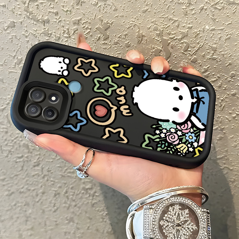 Casing Hp OPPO A15 A15s A35 Case Softcase Kesing Pola kaki kucing yang lucu Casing silikon Cantik ka