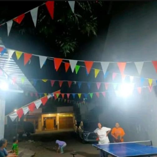 DISKON Bendera rawis 4,5meter, umbul umbul,Bendera renteng, umbul umbul kuda laut, bendera merah