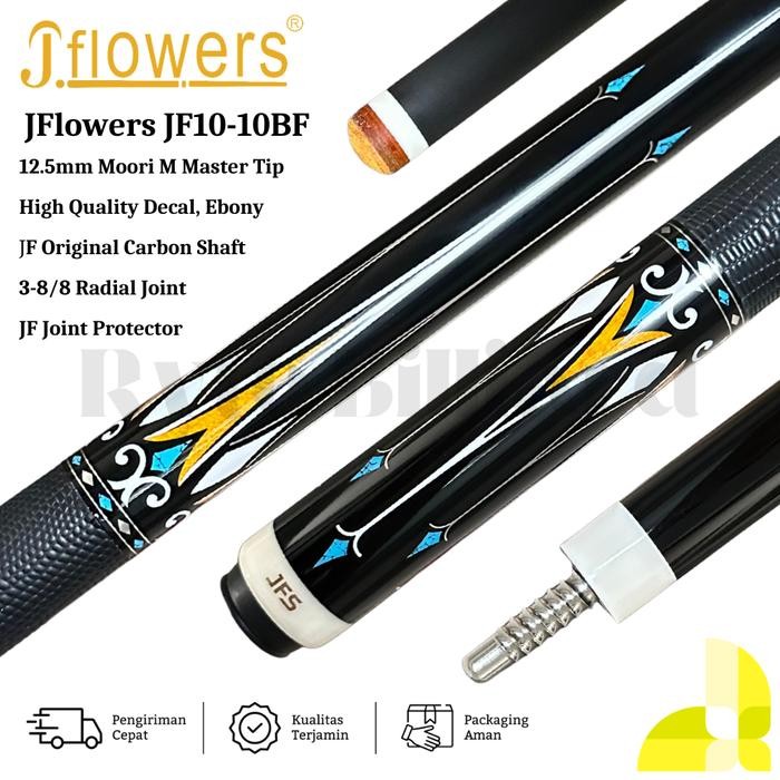 Khusus Grab Jflowers Jf10 Jf10-10Bf Jf10-10Wf Stick Billiard Premium - Ryto Bl