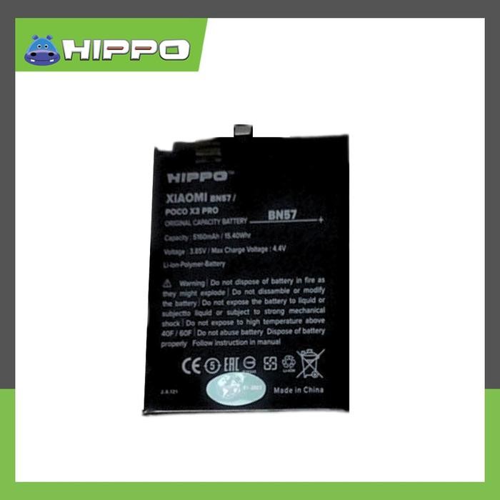 Hippo baterai XIAOMI POCO X3 PRO BN57 5160MAH
